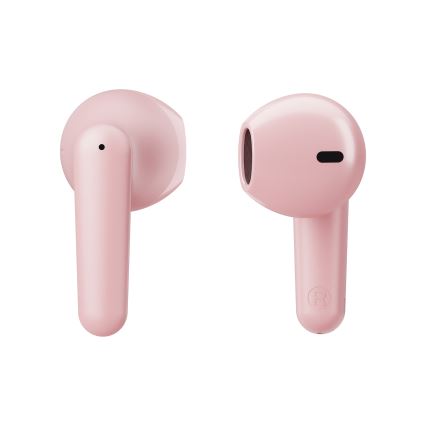 Niceboy Beans 4 POP - Auriculares sem fios 200 mAh + 2x 30 mAh IPX4 rosa