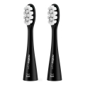 Niceboy - CONJUNTO 2x Cabeças de substituição Soft para escova de dentes ION Sonic e SmartSonic preto