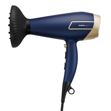 Niceboy ION AirSonic ICON - Secador de cabelo 2200W/230V azul