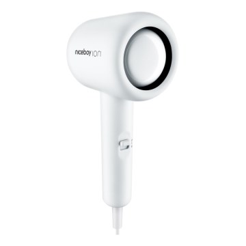 Niceboy ION AirSonic POP - Secador de cabelo 1400W/230V branco