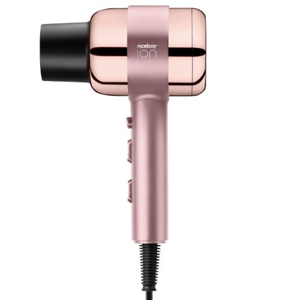 Niceboy ION AirSonic PRO - Secador de cabelo 2200W/230V rosa