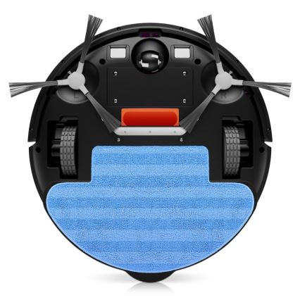 Niceboy ION Charles i4 - Aspirador robô inteligente 2 em 1 4400 mAh Wi-Fi preto + comando à distância