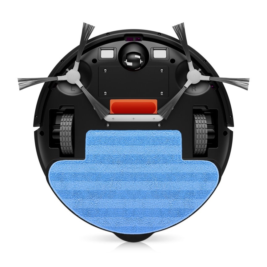 Niceboy ION Charles i4 - Aspirador robô inteligente 2 em 1 4400 mAh Wi-Fi preto + comando à distância