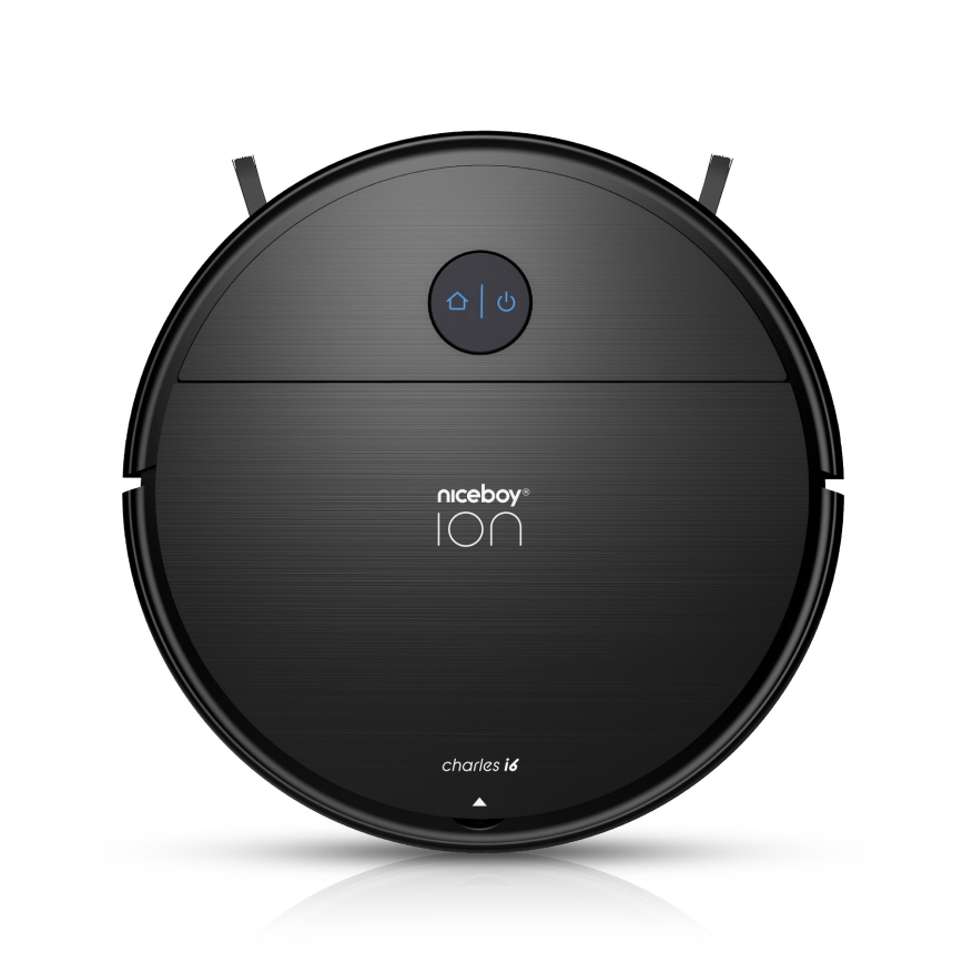 Niceboy ION Charles i6 - Aspirador robô inteligente 2 em 1 2600 mAh Wi-Fi preto