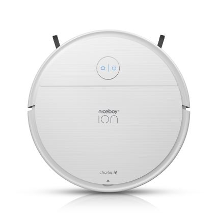 Niceboy ION Charles i6 - Aspirador robô inteligente 2 em 1 2600 mAh Wi-Fi branco