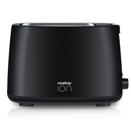 Niceboy ION Cruncher C1 - Torradeira com 2 espaços e assador 750W/230V preto