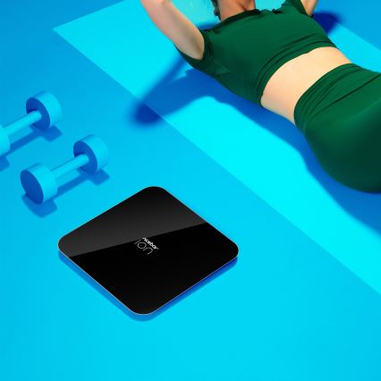 Niceboy ION FitScale - Balança digital pessoal 3xAAA preto