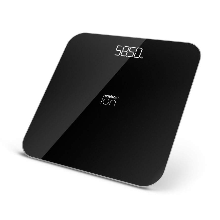 Niceboy ION FitScale - Balança digital pessoal 3xAAA preto