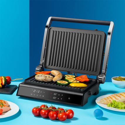 Niceboy ION Grillmaster - Tostadeira 2000W/230V preto/cromado mate