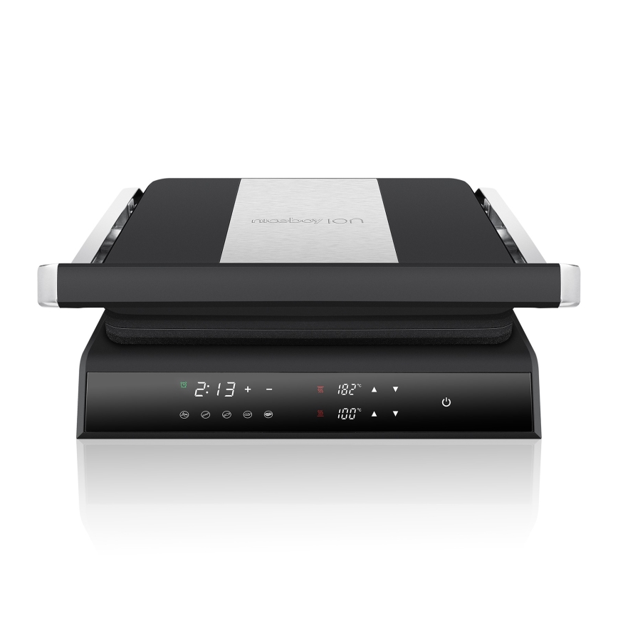 Niceboy ION Grillmaster - Tostadeira 2000W/230V preto/cromado mate