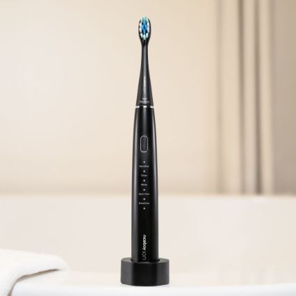 Niceboy ION Sonic Duo Pack - CONJUNTO 2x Escovas de dentes sónica IPX7 preto + branco