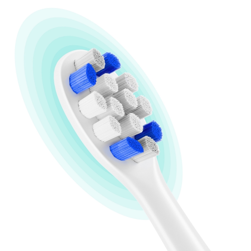 Niceboy ION Sonic Kids - Escova de dentes sônica infantil 500 mAh IPX7 branca