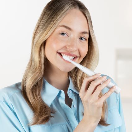 Niceboy ION Sonic Lite - Escova de dentes sônica 500 mAh IPX7 branca