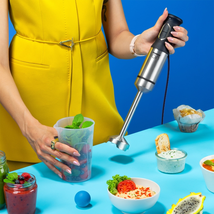 Niceboy ION Twister T2 - Varinha mágica 1200W/230V aço inoxidável/preto