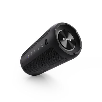 Niceboy Orion - Coluna sem Fios LED com Microfone 24W/2200 mAh IPX7 preta