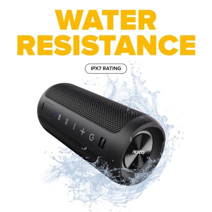 Niceboy Orion - Coluna sem Fios LED com Microfone 24W/2200 mAh IPX7 preta