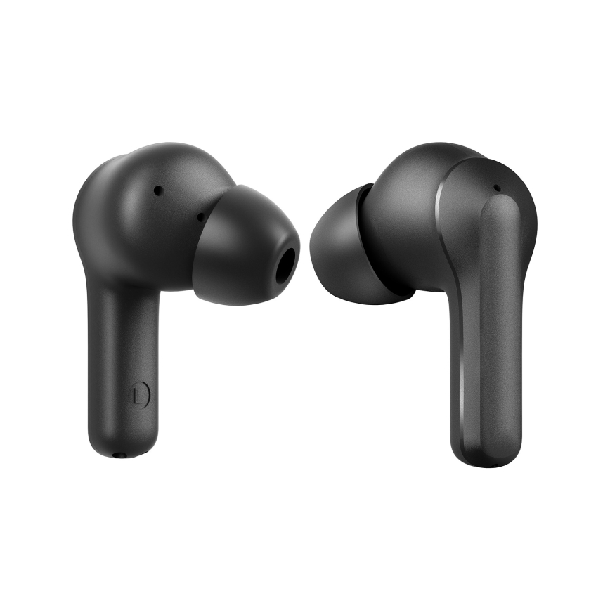 Niceboy Pins 4 - Auscultadores sem fios com ANC 400 mAh + 2x 50 mAh IPX4 preto