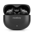 Niceboy Pins 4 - Auscultadores sem fios com ANC 400 mAh + 2x 50 mAh IPX4 preto