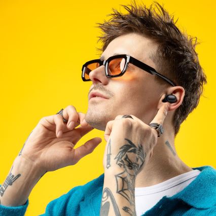 Niceboy Podsie 4 - Auriculares sem fios IP54, pretos