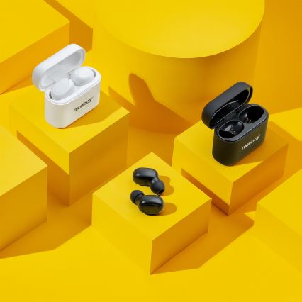 Niceboy Podsie 4 - Auriculares sem fios IP54, pretos