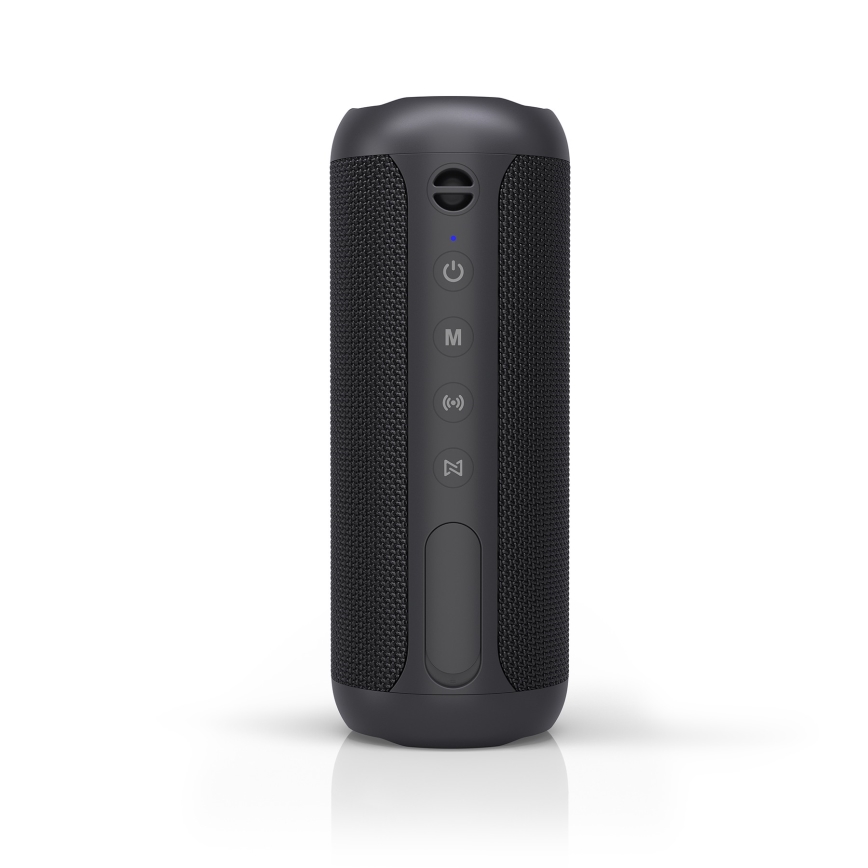 Niceboy Polaris - Coluna sem Fios LED com Microfone 30W/2000 mAh IPX7 preta