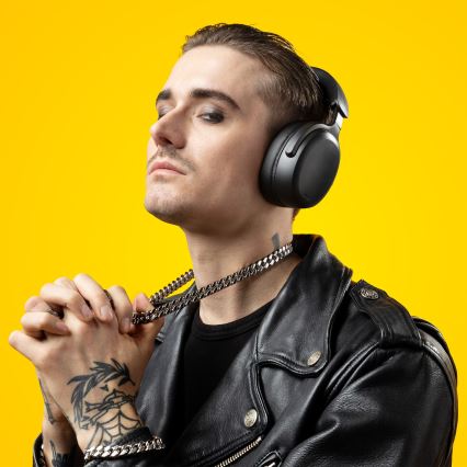 Niceboy Sora - Auscultadores sem fios com microfone 250 mAh IPX4 preto