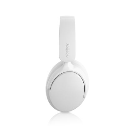 Niceboy Stellar - Auscultadores sem fios com um microfone e ANC 400 mAh IPX4 branco