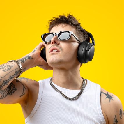 Niceboy Stellar - Auscultadores sem fios com um microfone e ANC 400 mAh IPX4 preto