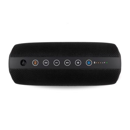 Niceboy Titan 4 - Coluna LED sem fios com microfone e power bank 50W/4000 mAh IPX7 preto