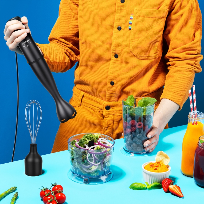 Niceboy Twister T1 Set - Varinha de imersão com acessórios 500W/230V preta