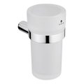 NIMCO BR 11058W-26 - Suporte de parede para escova de dentes BORMO mate copo/cromado brilhante