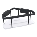 NIMCO Ki-14003-B-90 - Prateleira de parede para duche KIBO mate preto/branco