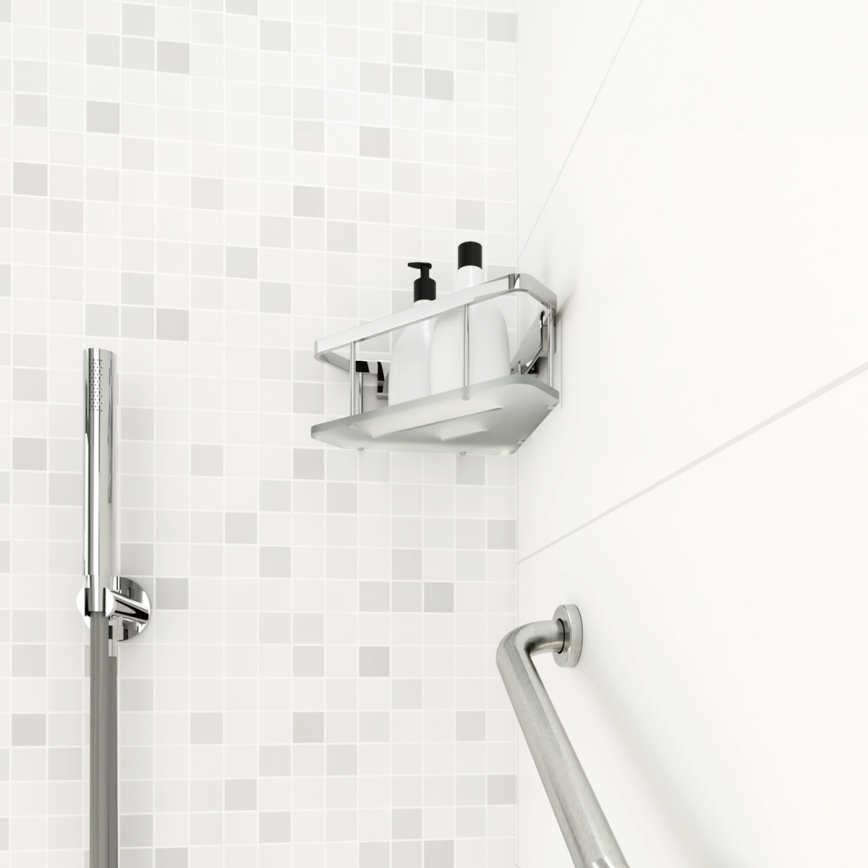 NIMCO Ki 14008-B-26 - Prateleira de parede para duche KIBO cromado brilhante