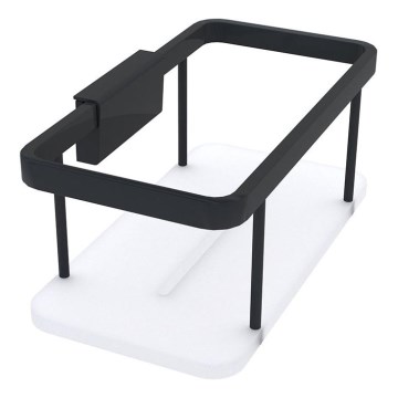 NIMCO Ki-14015-B-90 - Prateleira de parede para duche KIBO mate preto/branco