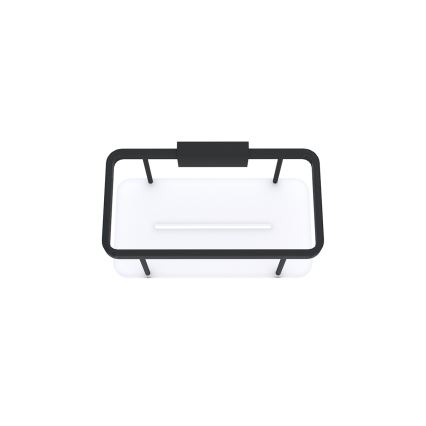 NIMCO Ki-14015-B-90 - Prateleira de parede para duche KIBO mate preto/branco