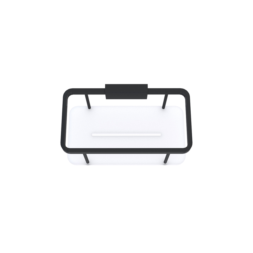 NIMCO Ki-14015-B-90 - Prateleira de parede para duche KIBO mate preto/branco