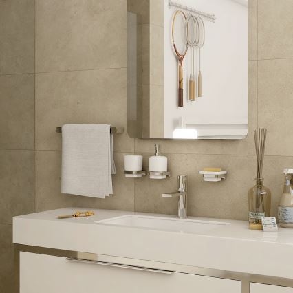 NIMCO MA 29035-26 - Suporte de parede para toalha MAYA 36 cm cromado brilhante