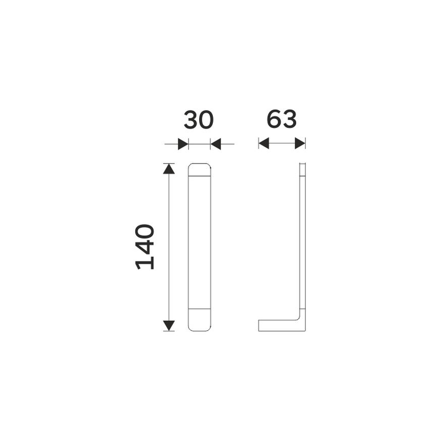 NIMCO MA 29055R-26 - Suporte de papel higiénico MAYA cromado brilhante