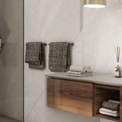 NIMCO MAC 29035-90 - Suporte de parede para toalha MAYA 36 cm mate preto