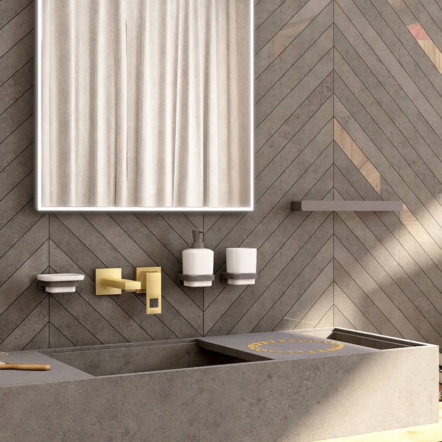 NIMCO MAC 29035-90 - Suporte de parede para toalha MAYA 36 cm mate preto