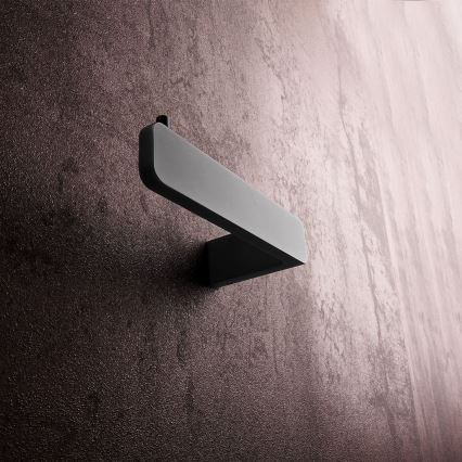 NIMCO MAC conjunto-94KN-90 - Piaçaba de parede e suporte para papel higiénico MAYA branco/mate preto