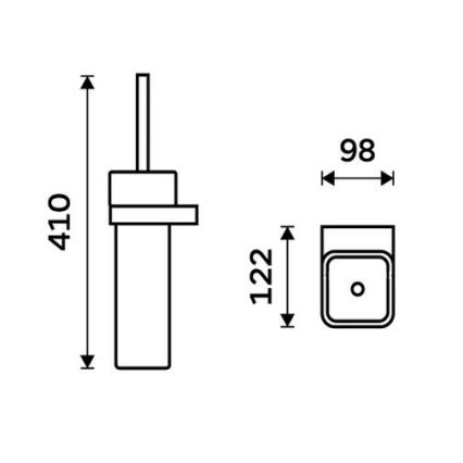 NIMCO NKC 30094K-90 - Piaçaba de parede NIKAU branco/mate preto