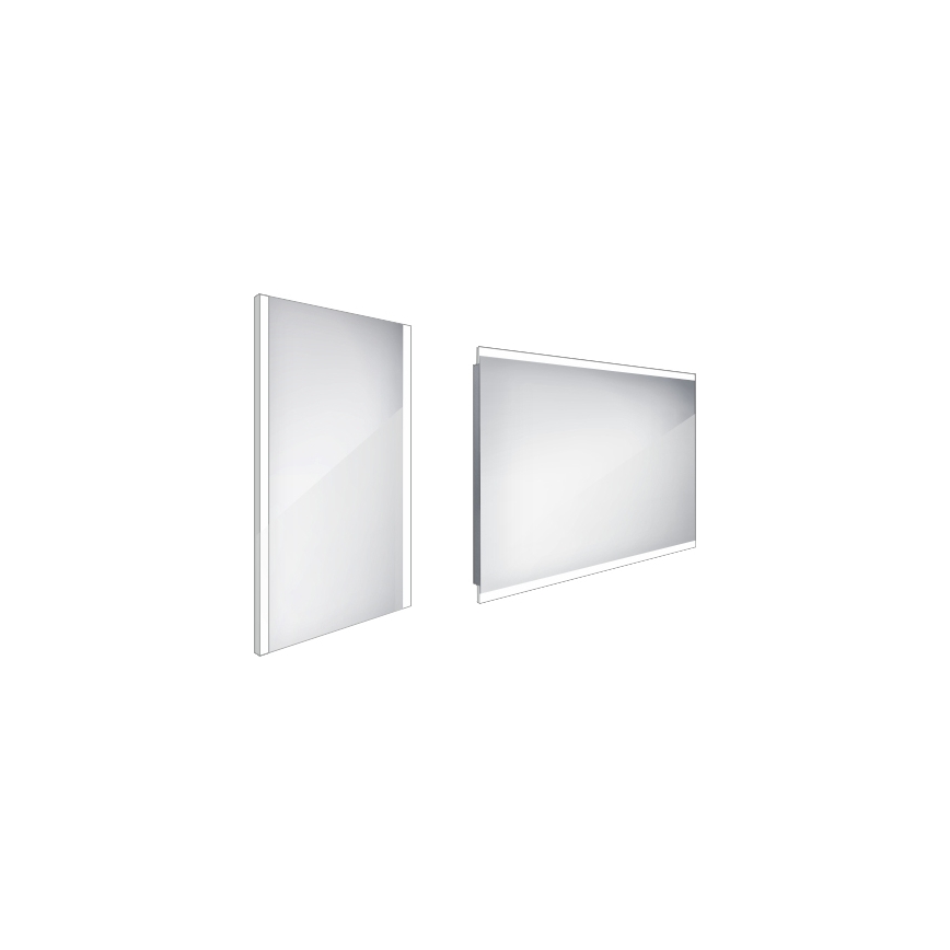 NIMCO ZP 11000 - Espelho retroiluminado para casa de banho LED/18W/230V 6500K 60x40 cm IP44
