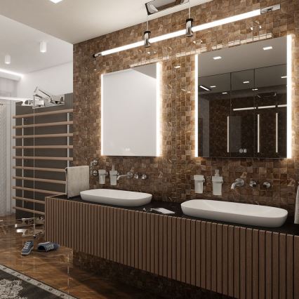 NIMCO ZP 11001VX - Espelho com retroiluminação LED para casa de banho com regulação LED/21W/230V 3000-6500K 70x50 cm IP44