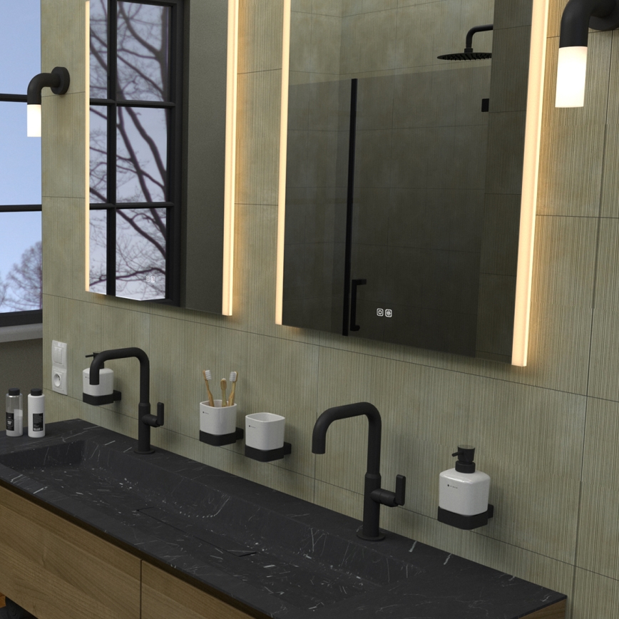 NIMCO ZP 11001VX - Espelho com retroiluminação LED para casa de banho com regulação LED/21W/230V 3000-6500K 70x50 cm IP44