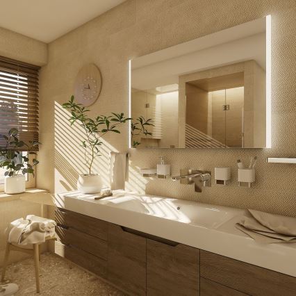 NIMCO ZP 11019 - Espelho de casa de banho retroiluminado LED/21W/230V 6500K 70x90 cm IP44