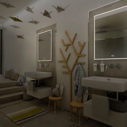 NIMCO ZP 13001VX - Espelho retroiluminado LED dimerizável para casa de banho LED/35W/230V 3000-6500K 70x50 cm IP44