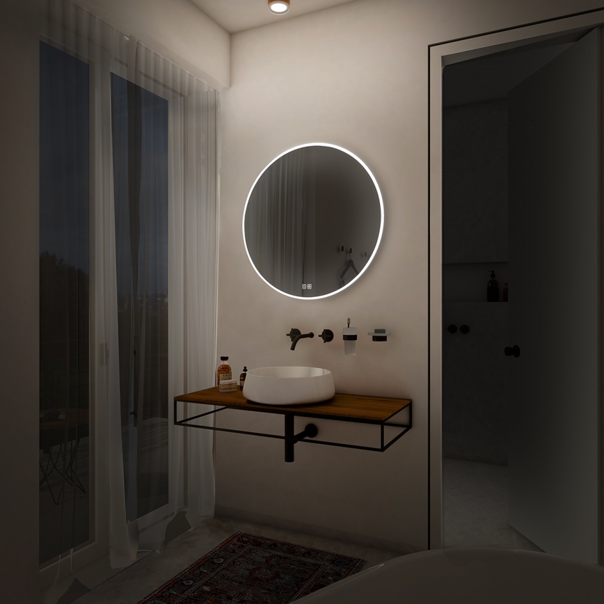 NIMCO ZP 26000RVX - Espelho retroiluminado para casa de banho com LED regulável LED/26W/230V 3000-6500K Ø 60 cm IP44