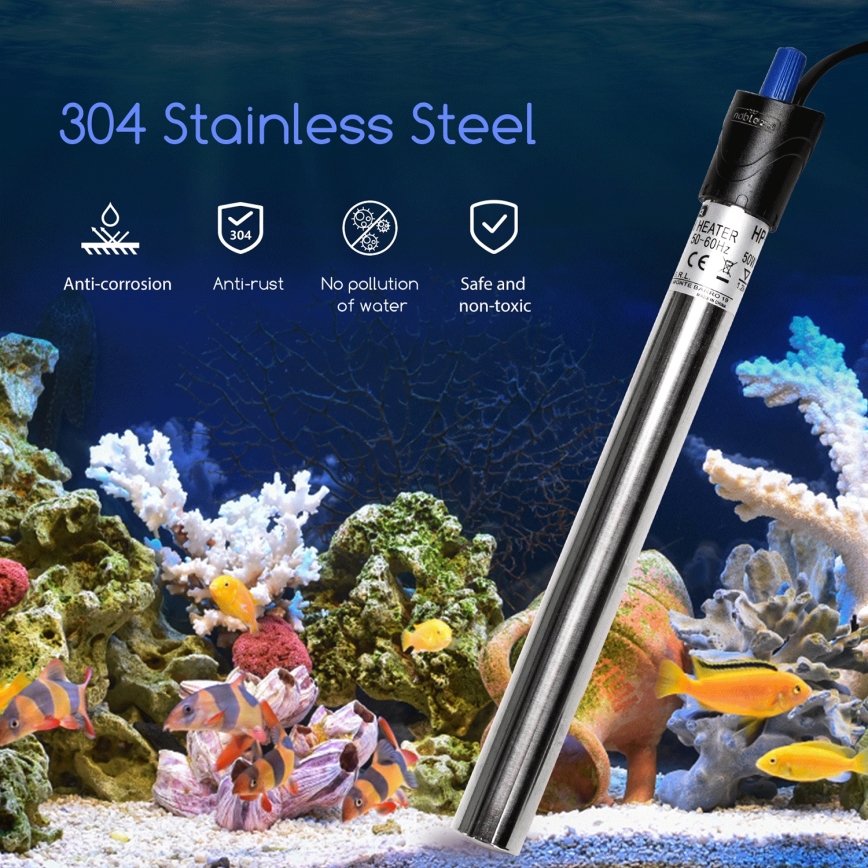 Nobleza - Aquecedor para aquário 100 W em aço inoxidável