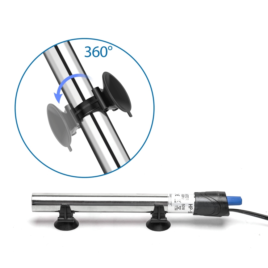 Nobleza - Aquecedor para aquário 100 W em aço inoxidável